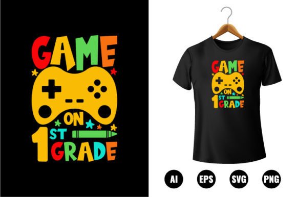 1st Grade Game T-Shirt Design