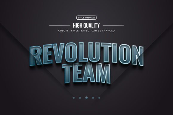 3D Game or E-sport Text Style Effect