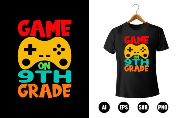9th Grade Game T-Shirt Design