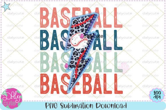 Baseball Game Day Stacked Sublimation Designs
