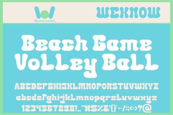 Beach Game Font: A Stylish Choice for Creative Design Projects