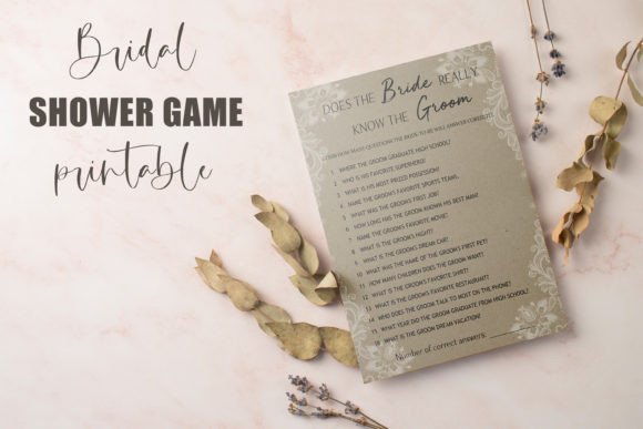 Boho Rustic Bridal Party Game