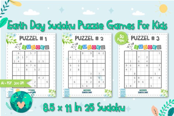 Earth Day with Fun Sudoku Puzzle Game: Celebrate Sustainability with Play