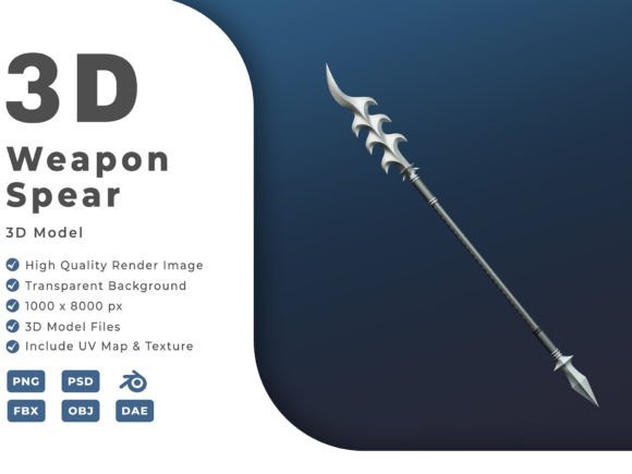 Enhancing Game Development with High-Quality Weapon Spear Game 3D Models