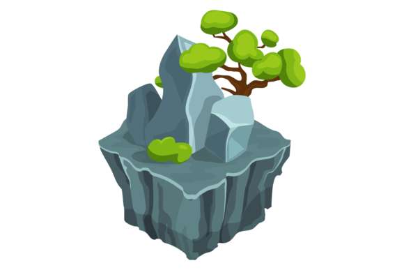 Exploring the World of Rocky Flying Island: An Isometric Game Asset Deep Dive