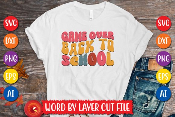 Game Over: Back to School Retro Design