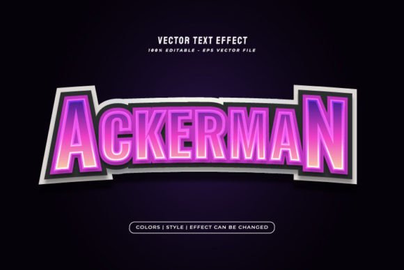 Game Text Effect in Purple Gradient β Creative Flexibility for Designers and Makers