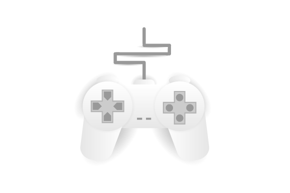 Illustration White Joystick Console Game: A Versatile Design Element for Modern Creatives