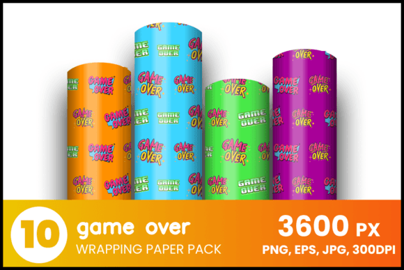 Level Up Your Design: The Strategic Value of Game Over Wrapping Paper Assets