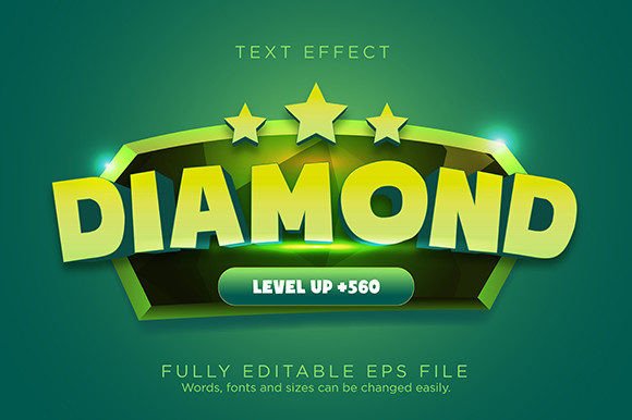 Level Up Your UI with Diamond Game Button Text