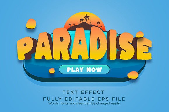 Paradise Game UI Button Text Effect Font: A Designerβs Guide to Impactful UI Typography
