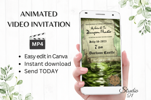 Revolutionizing Event Invitations: The Dungeons & Dragons Game Invitation GA105 and the Rise of Digital Creativity