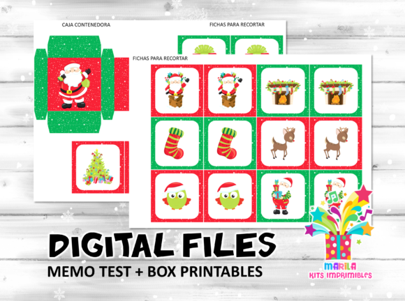 Santa Claus Memory Game Box: A Festive Tool for Fun and Cognitive Engagement