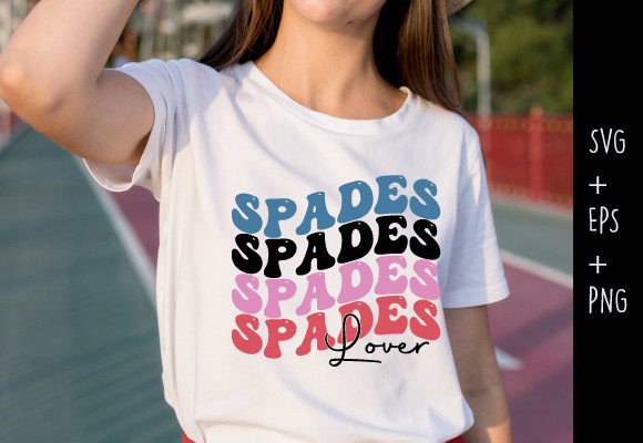 Spades Lover Retro Typography Design for Creative Projects