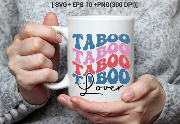 Taboo Lover Indoor Game Typo Retro SVG: A Design Asset for Creative Expression