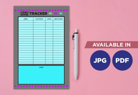 Video Game Tracker Printable: A Smart Tool for Gamers and Planners